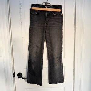 Levi’s Ribcage Straight Black Jeans